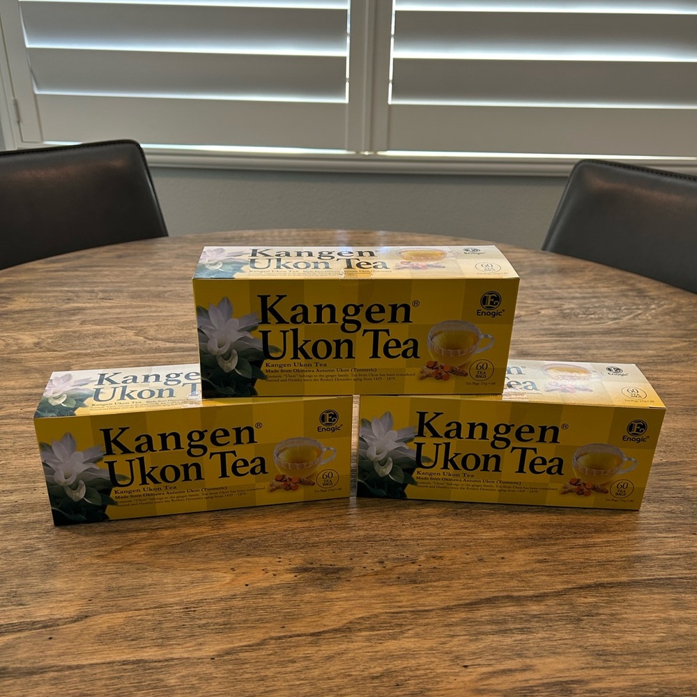 Kangen Ukon 100% Organic Tumeric Tea (3 Boxes)